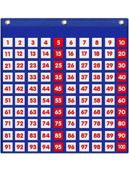 100 POCKET CHART